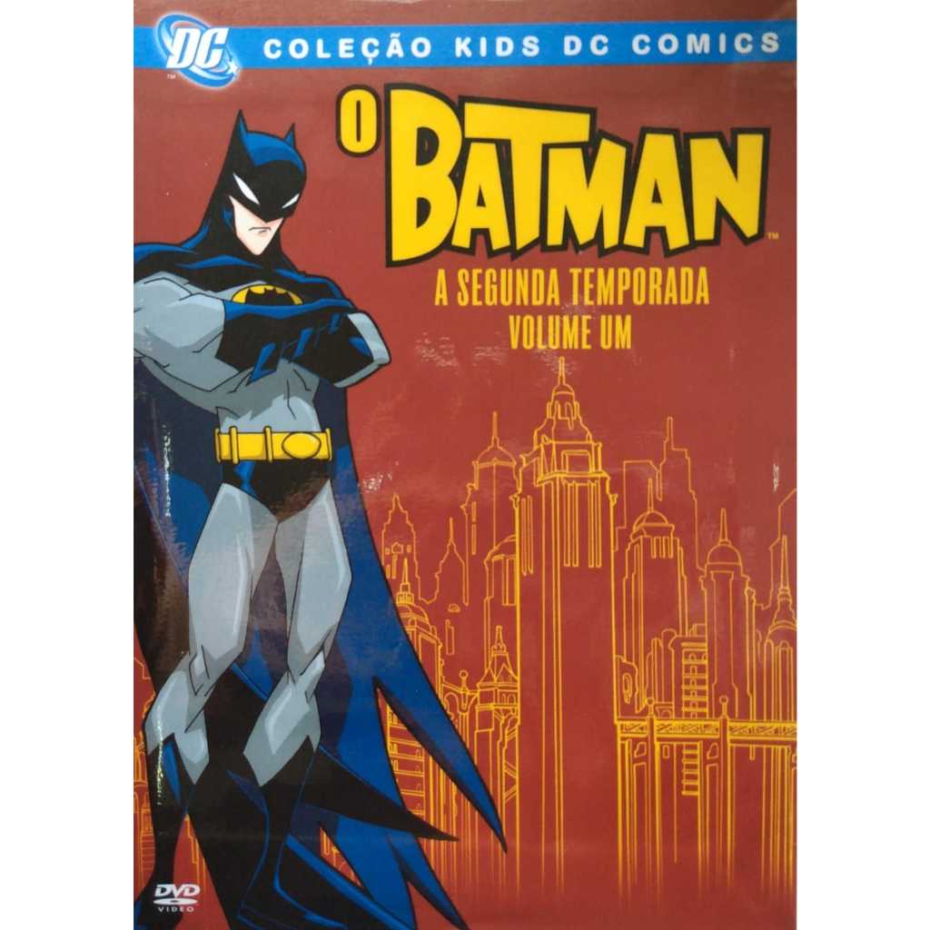 Batman Segunda Temporada Volume 1 Dvd Coleção Kids Dc Comic