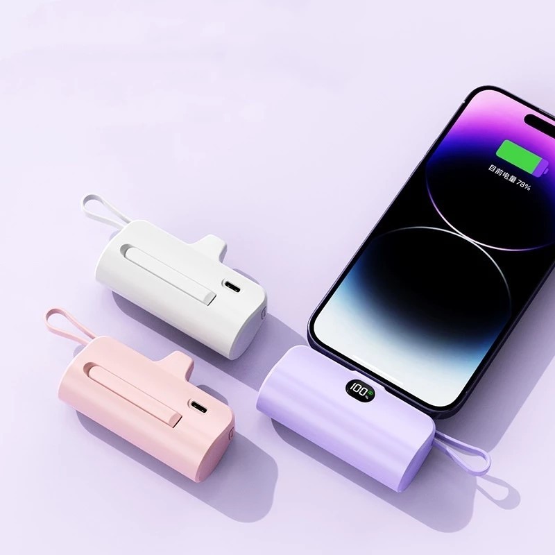 Peining Mini Banco De Potência Portátil 2 Em 1 Com Cabo De Carregamento 5000mah em Oferta na Shopee