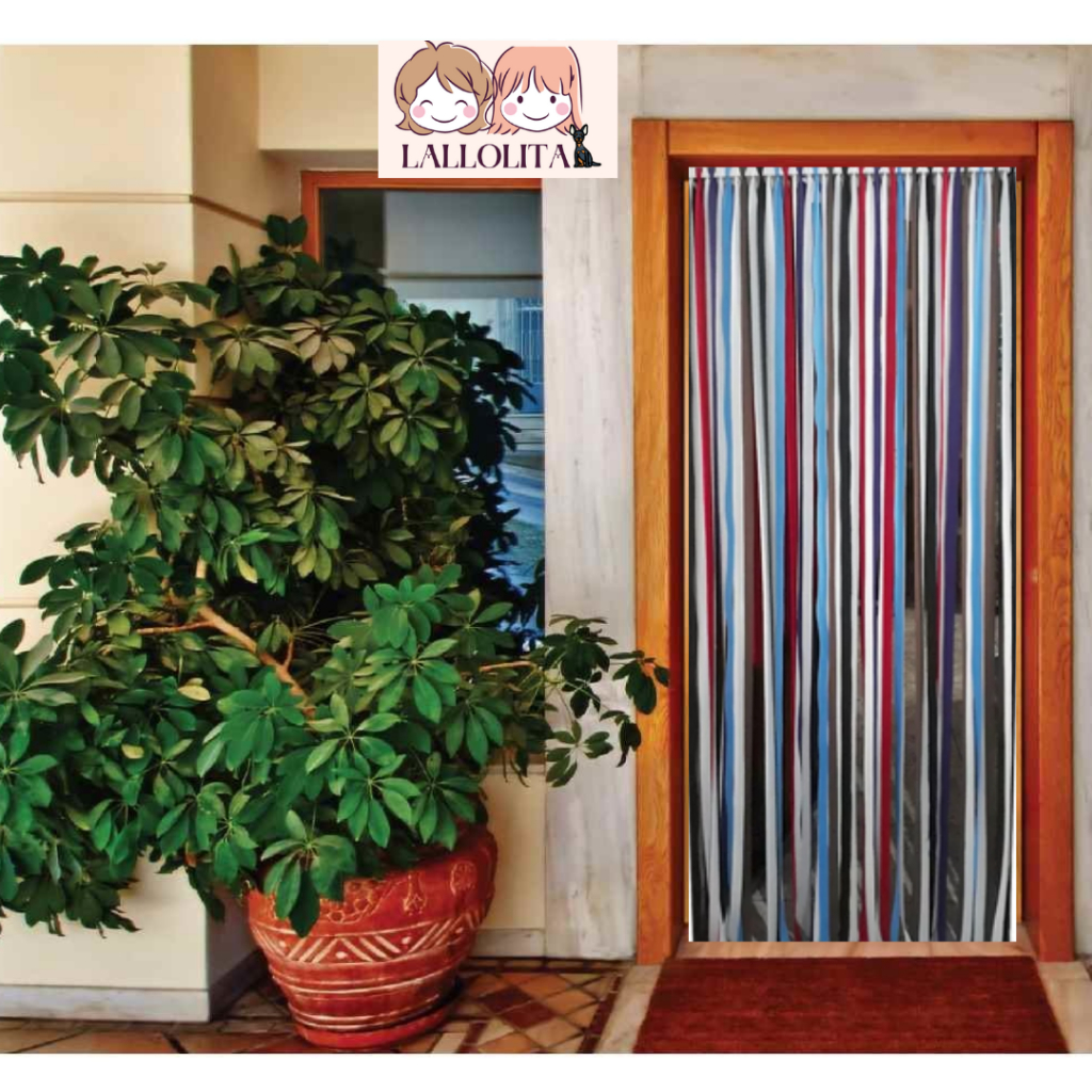 Cortina de Porta Italiana de Tiras de Tecidos Para Sala Quarto Cozinha Contra Insetos Mosquitos da Dengue em Oferta na Shopee