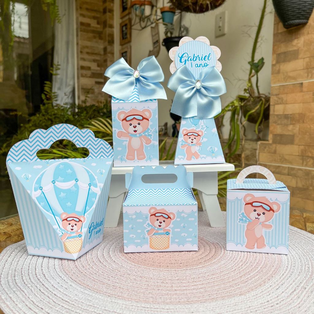 Kit URSINHO BALOEIRO -(PEGUE E MONTE)-(LEIA A DESCRIÇÂO)lembrancinha/decoração/festa/convite digital
