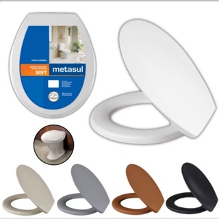 Assento Sanitário Básico Universal Oval Redondo Tampa de Vaso em Oferta na Shopee