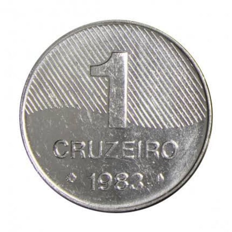 Moeda de 1 Cruzeiro Brasil 🇧🇷 MBC 1979-1982 + Coin Holder