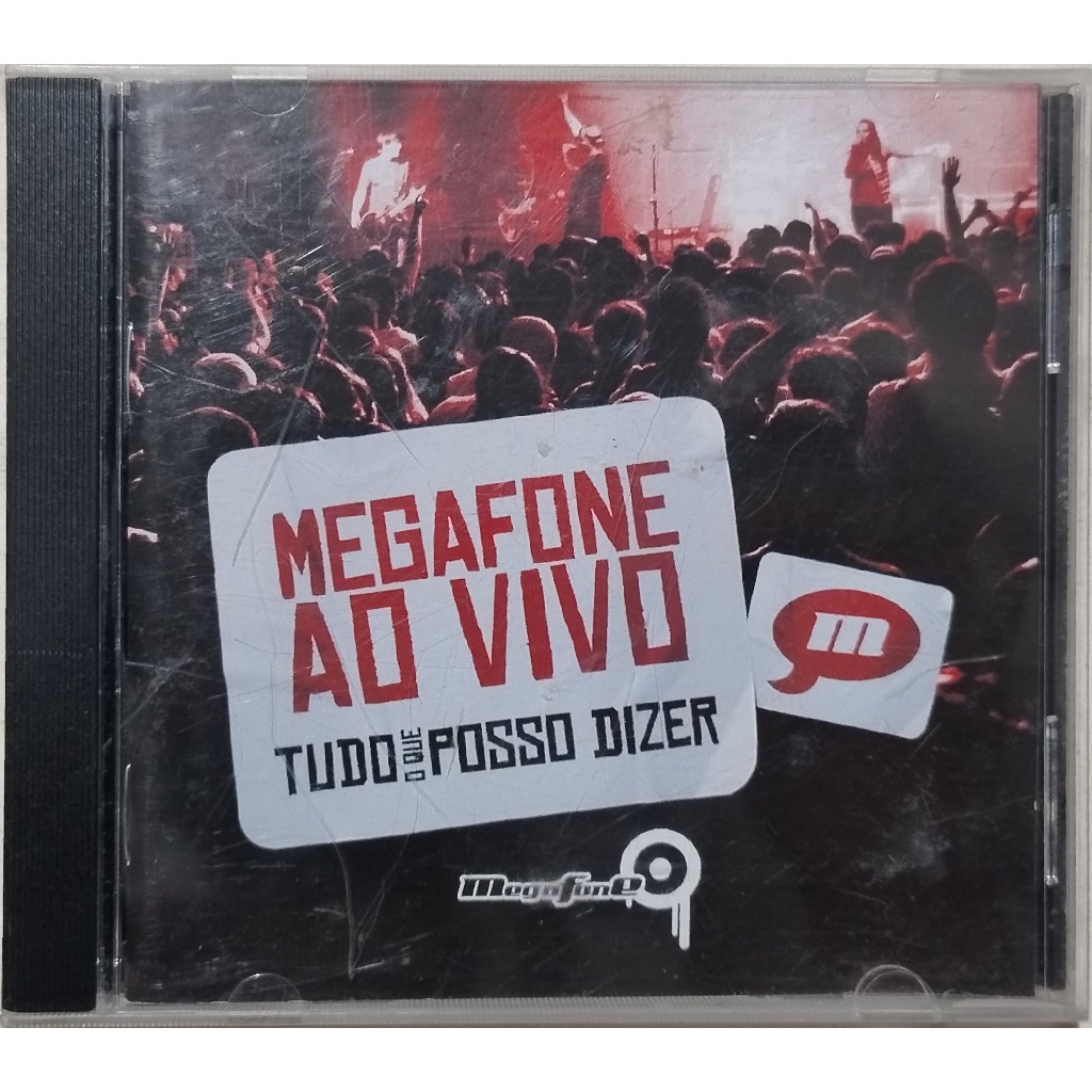 Cd Megafone Ao vivo Tudo o que eu posso fazer Otimo Estado