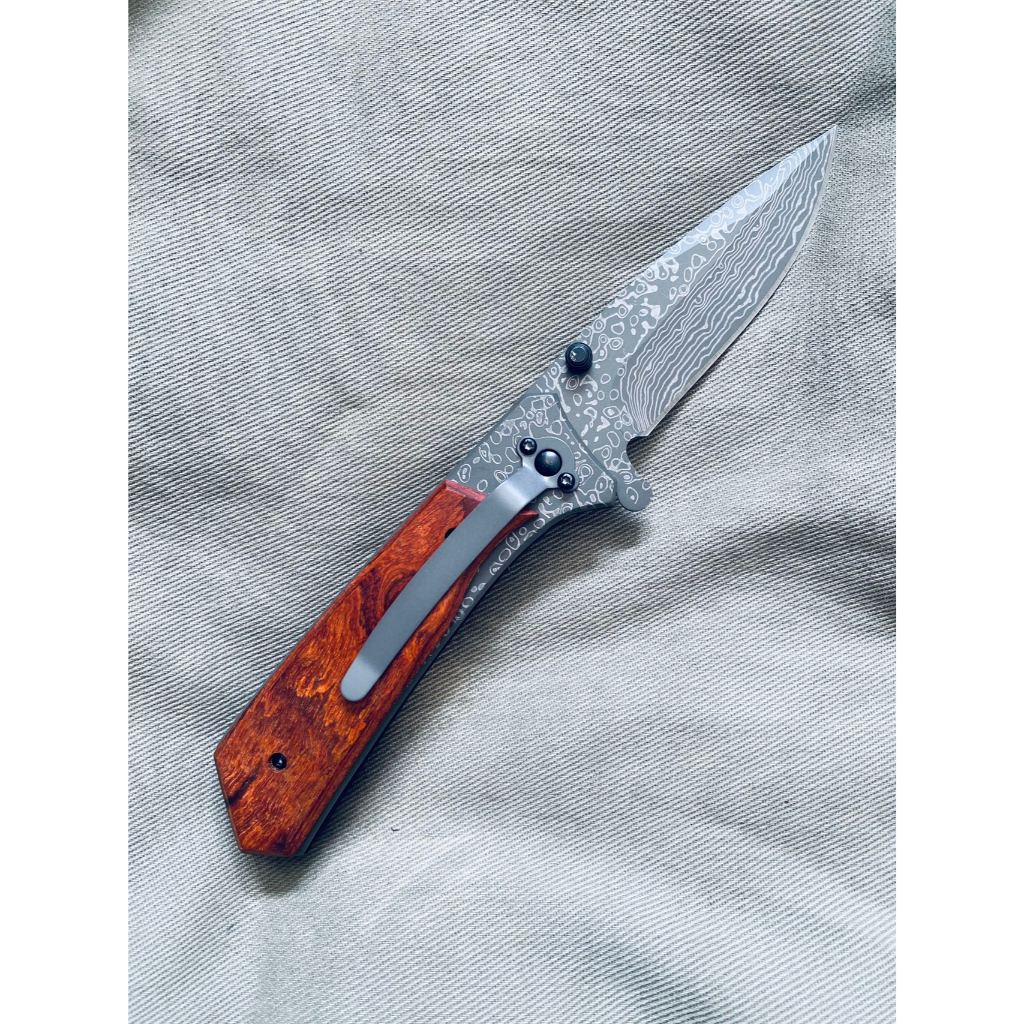 Canivete Ferramenta Camping Utilitária 331 Colt Inox Cabo Em Madeira Semi-auto em Oferta na Shopee