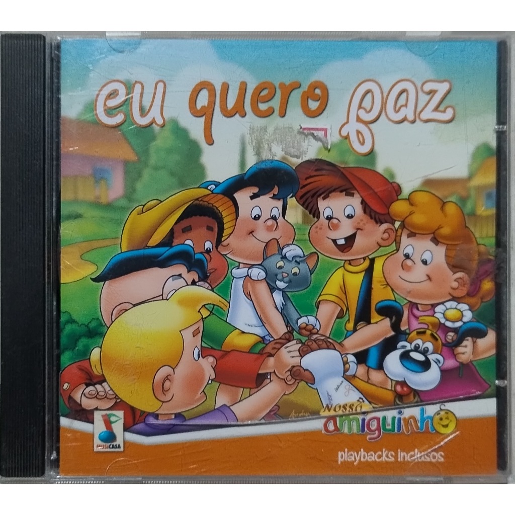 Cd Turma do Nosso Amiguinho Eu quero Paz Otimo Estado