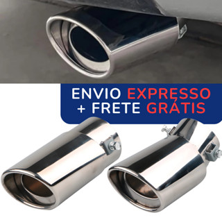 Ponteira Escapamento Esportiva Automotivo Reto ou Curvado Inox em Oferta na Shopee
