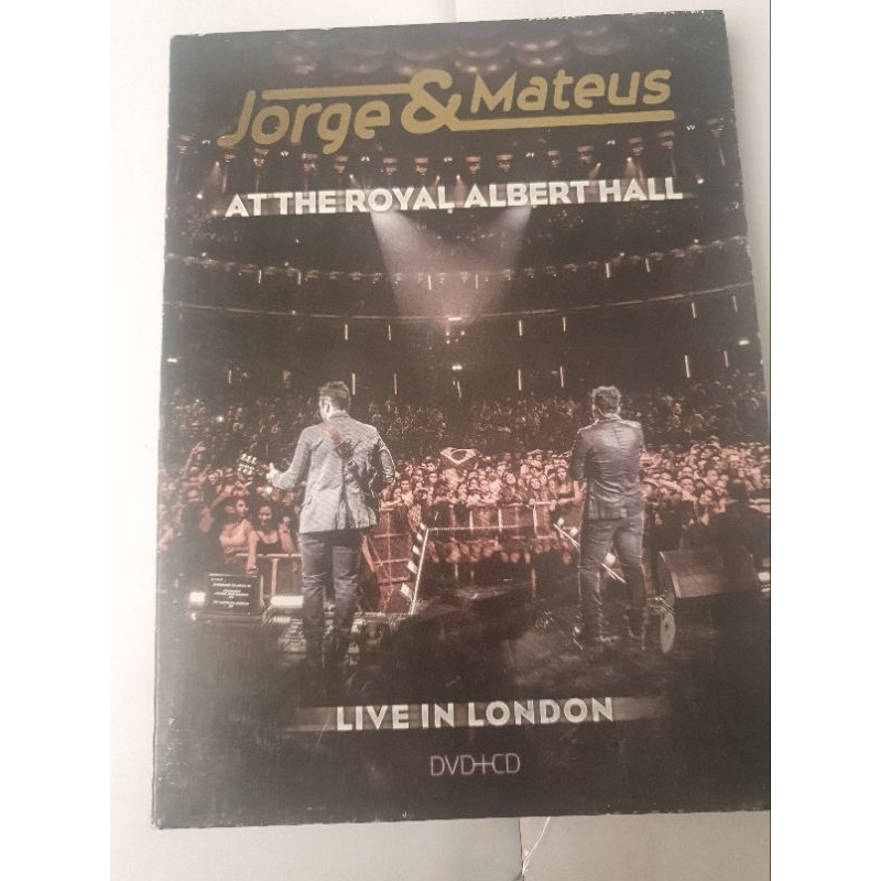 Dvd +Cd originais-Jorge e Mateus At the Royal Albert hall/35 reais