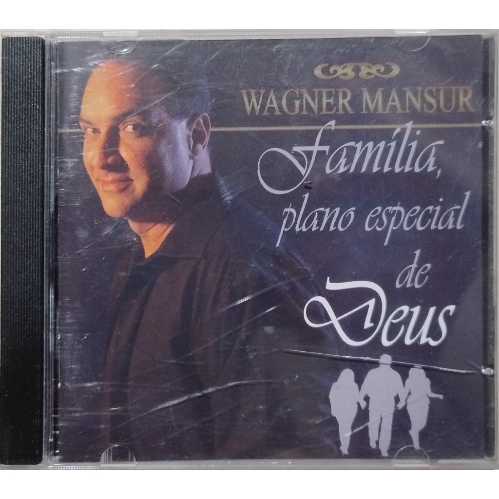 Cd Wagner Mansur Família Plano Especial de Deus Otimo Estado