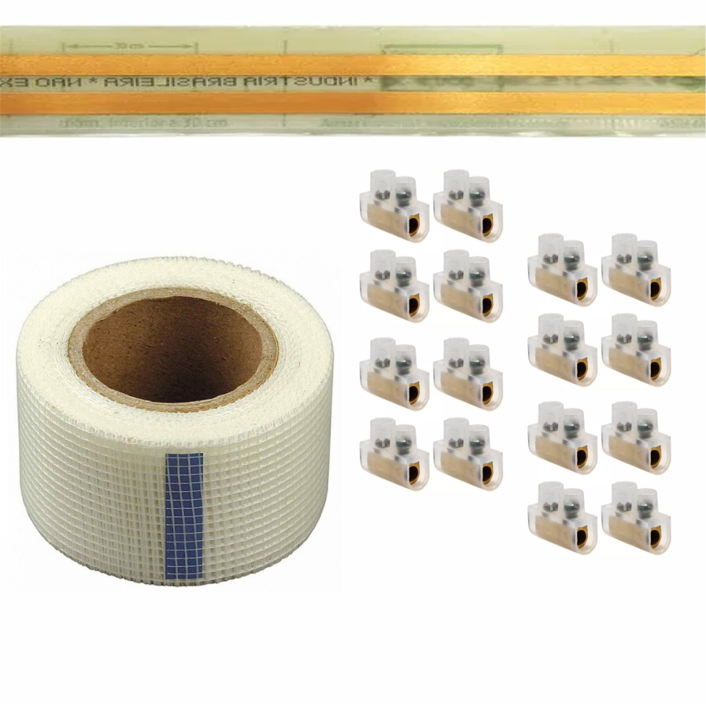 Kit Eletrofita 2 pistas 10A - 11 metros + 16 conectores