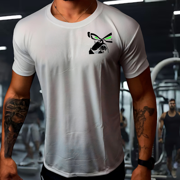 Camisa masculina esportiva Dry-fit GORILA, academia treino esporte fitness respirável basquete skate