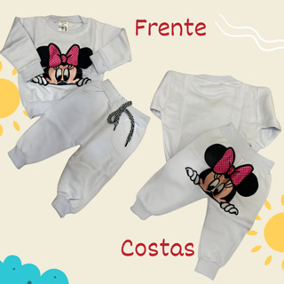 Conjunto de Moleton Flanelado Menina Bebê Infantil Premium em Oferta na Shopee