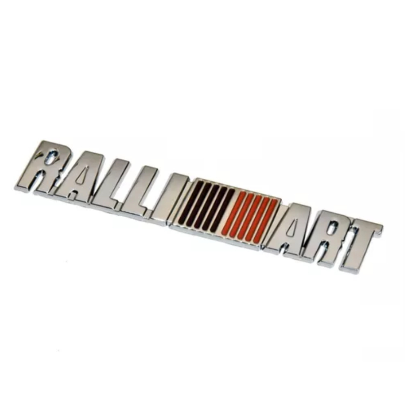 1un Emblema Ralliart Mitsubishi Lancer Asx Evo Triton traseiro colante em metal