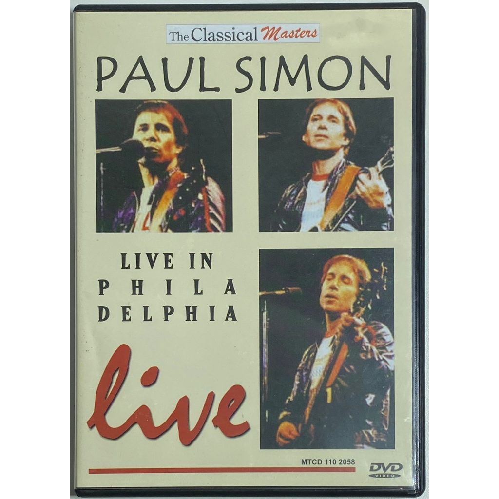 Paul Simon - Live From Philadelphia - DVD Lacrado Original