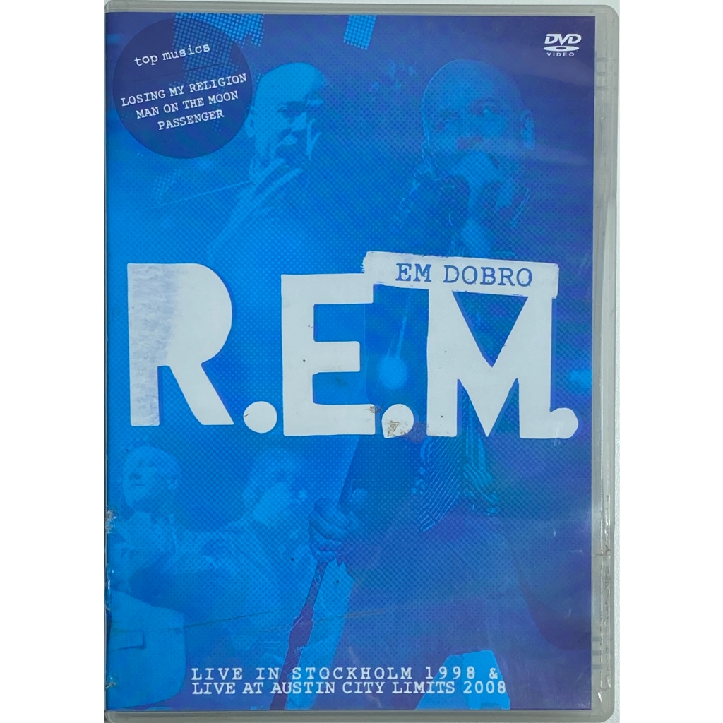 R.E.M. Em Dobro: Live In Stockholm & Live At Austin City - DVD Lacrado Original