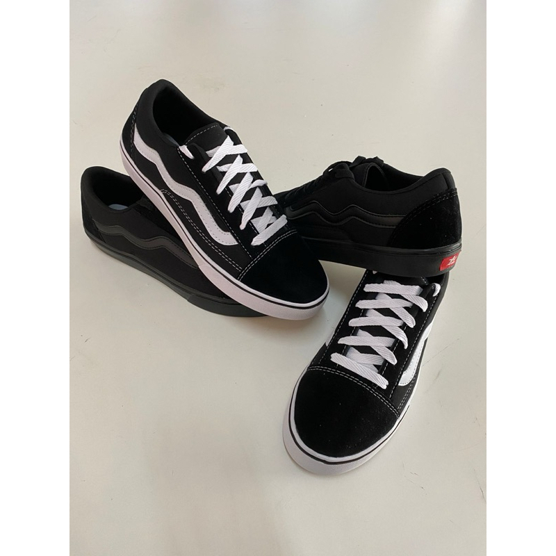 Old Skool Preto Tenis Vans Sola Alta Original Vans Skate Tenis