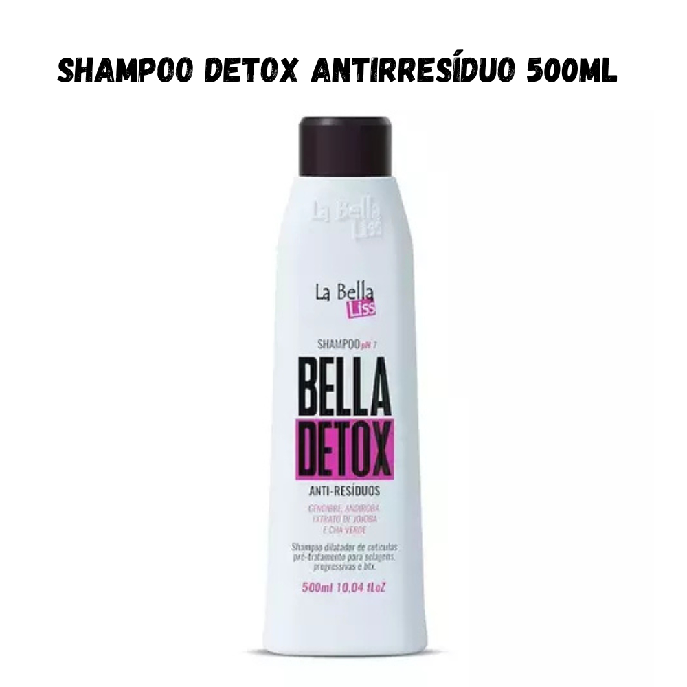 Shampoo Anti Resíduos La Bella Liss Detox 500ml