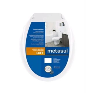 Assento Sanitária universal Oval Redondo em Oferta na Shopee