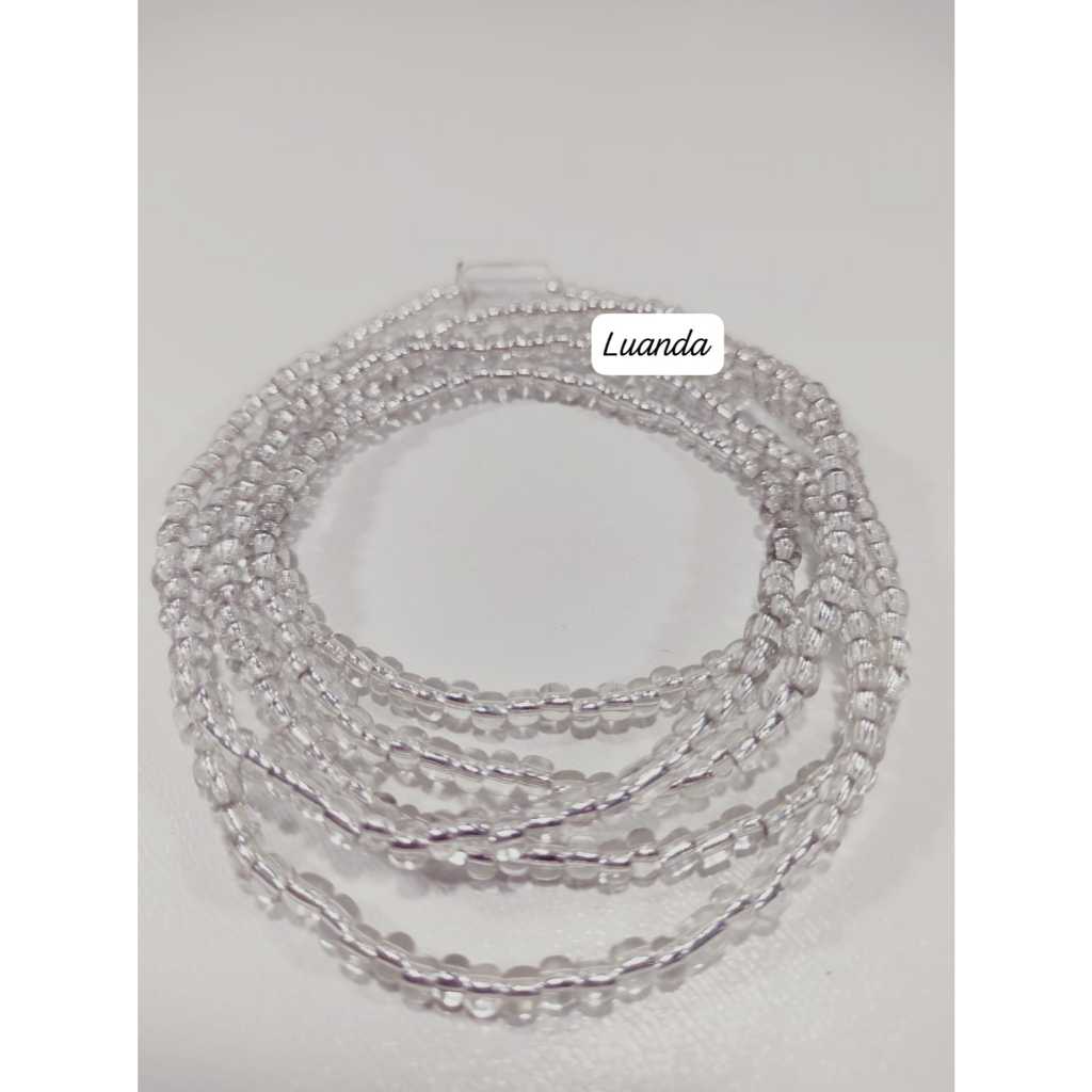 Guia de Proteção Fio de Conta Orixá Oxalá Miçanga Branca Transparente Umbanda Candomblé Colar Axé em Oferta na Shopee