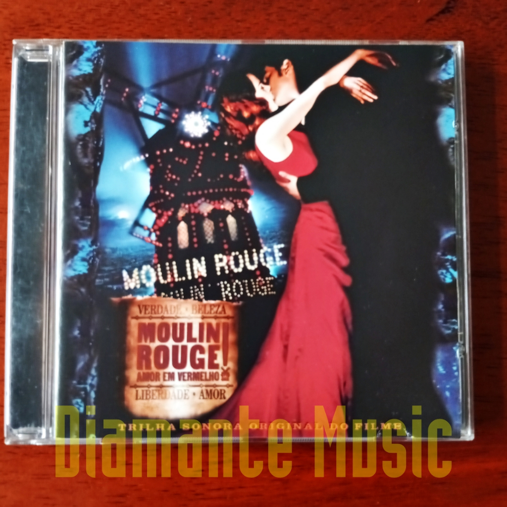 Moulin Rouge - Trilha Sonora Original do Filme - CD EX- Bowie, Beck, Pink, Aguilera Ref. 2767