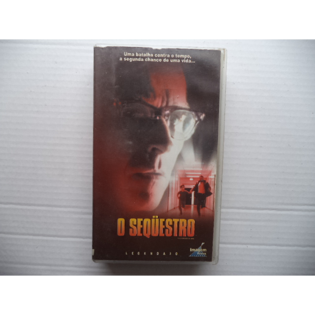 Fita Vhs O Sequestro Original Legendado Corbin Bernsen Morgan Rusler ação