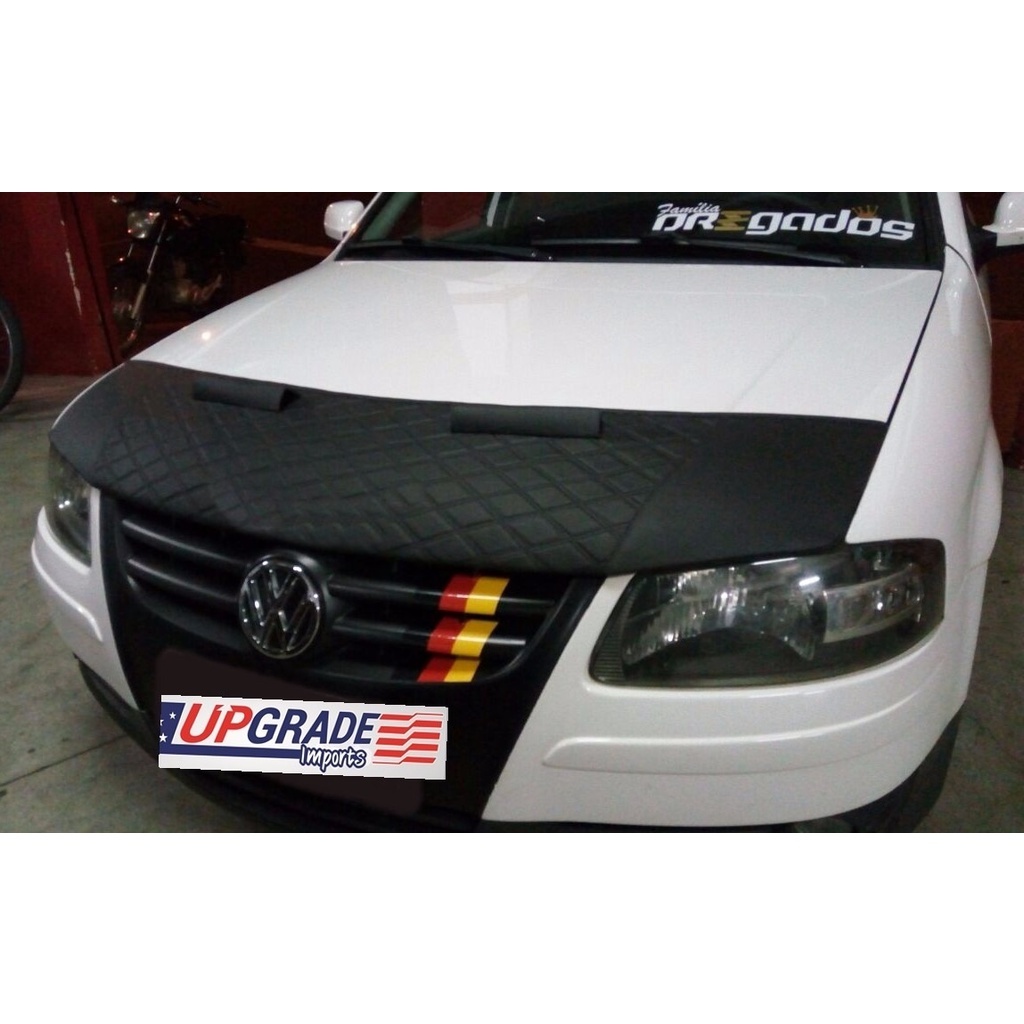 protetor de capo estilo eurolook para vw gol g4 vw parati g4 vw saveiro g4 - proteçao frontal para gol protetor de capu