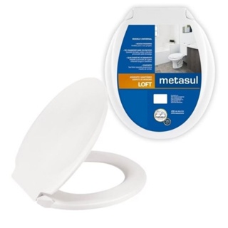 Assento Sanitário Tampa Vaso redondo Oval Universal em Oferta na Shopee