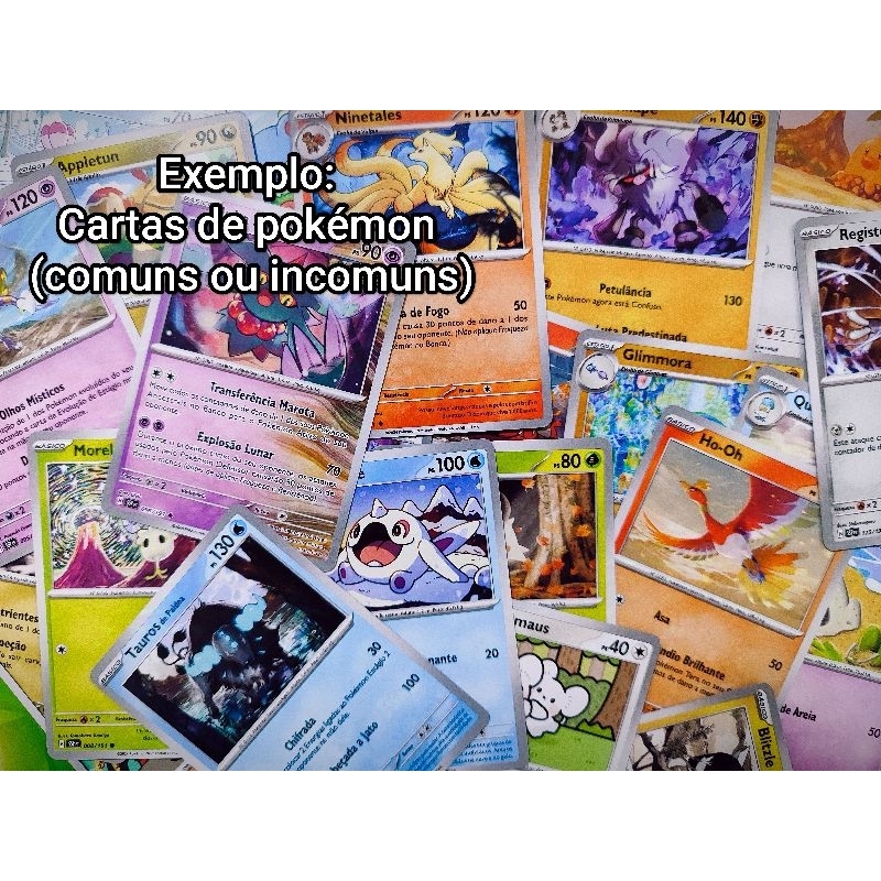 Kits com cartas pokémon ultra-raras, raras, brilhantes e comuns. 100% Originais em português. Complete seu deck.