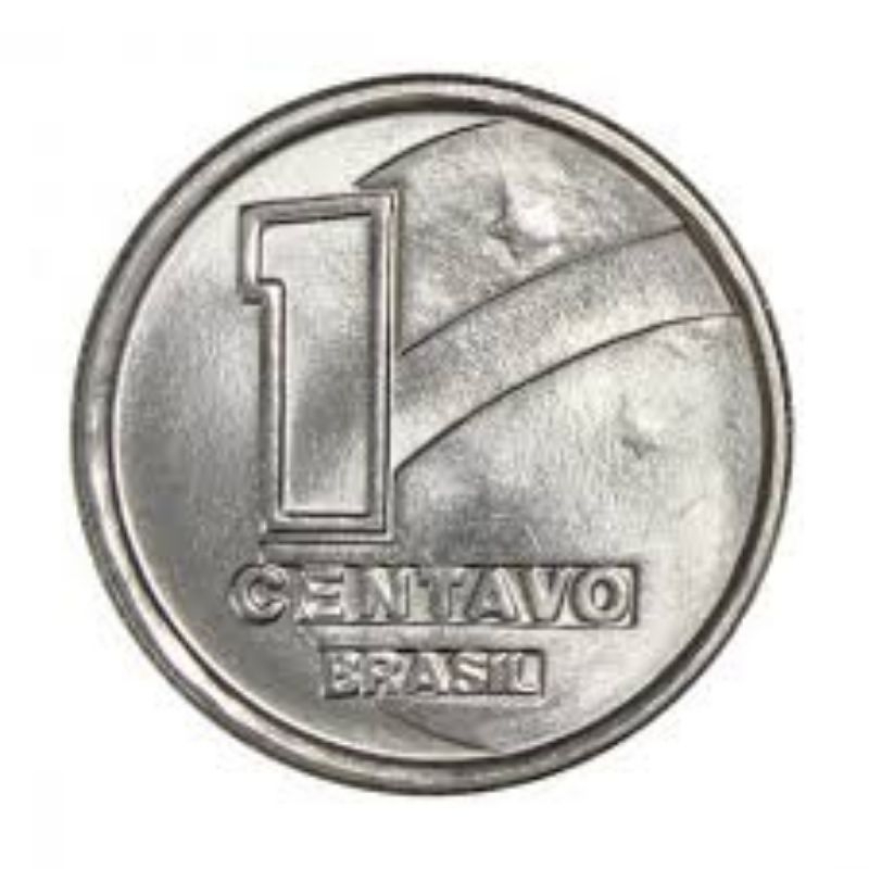 Moeda de 1 Centavo Brasil 🇧🇷 SOB - 1989 + Coin Holder
