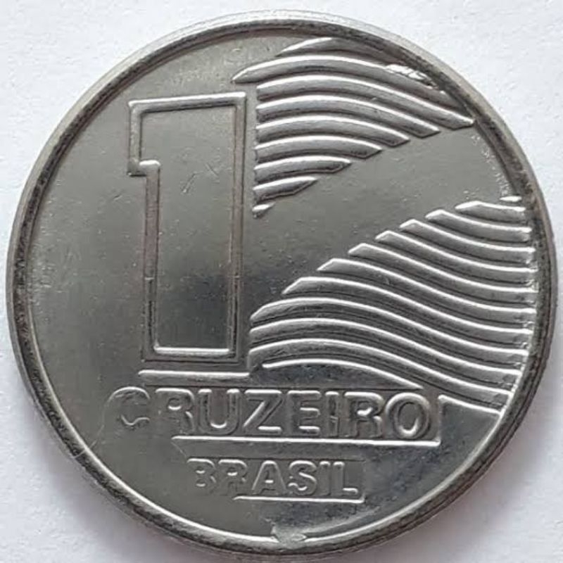 Moeda de 1 Cruzeiro Brasil 🇧🇷 MBC - 1990 + Coin Holder