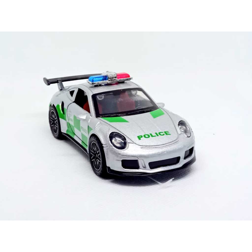 Miniatura  Porsche 911 GT3 Policia 1:36 metal Diecast colecionável