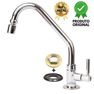 Torneira Cozinha Bancada GRANDE LUXO Bico Arejador Articulado 100% Metal em Oferta na Shopee