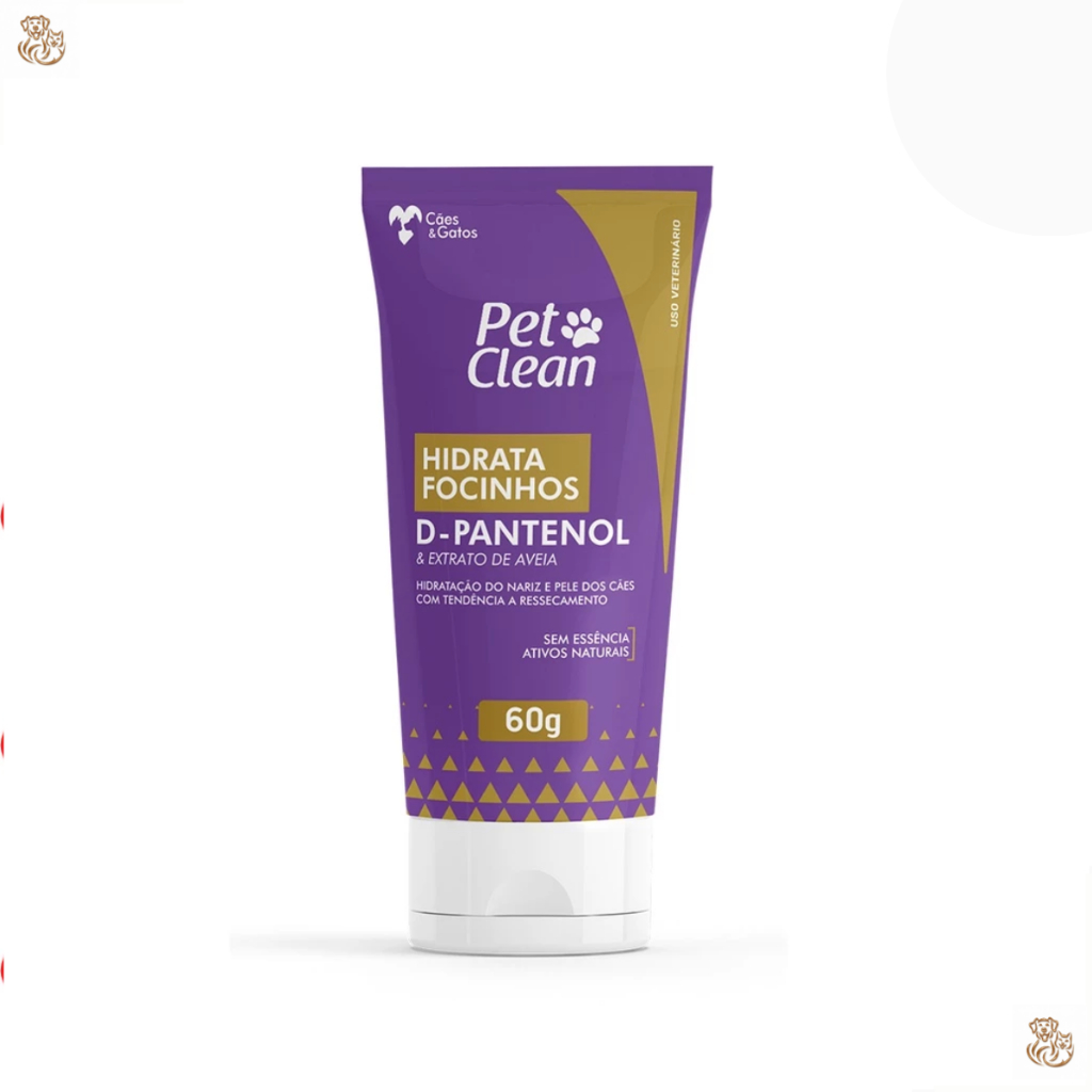 Creme Hidratante De Focinhos Hidrata Cães Gato Pet Clean 60g