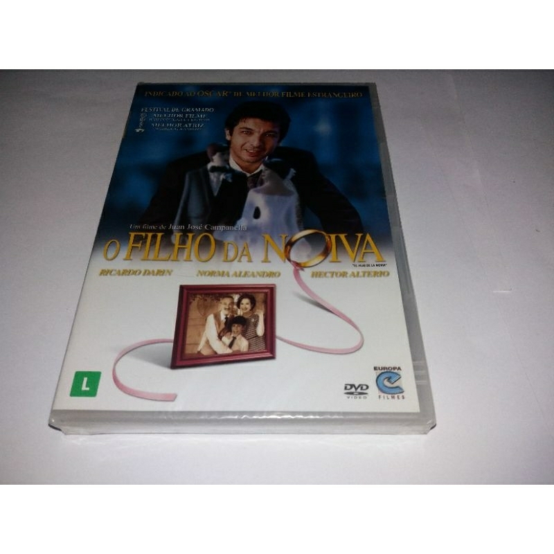 Dvd - O Filho da Noiva - 2001 - Ricardo Darin - Dublado - Lacrado