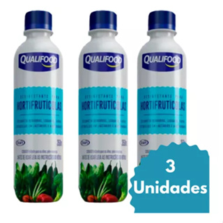 kit C/ 3 Unid. Desinfetante Para Hortifrutícolas 350ml em Oferta na Shopee