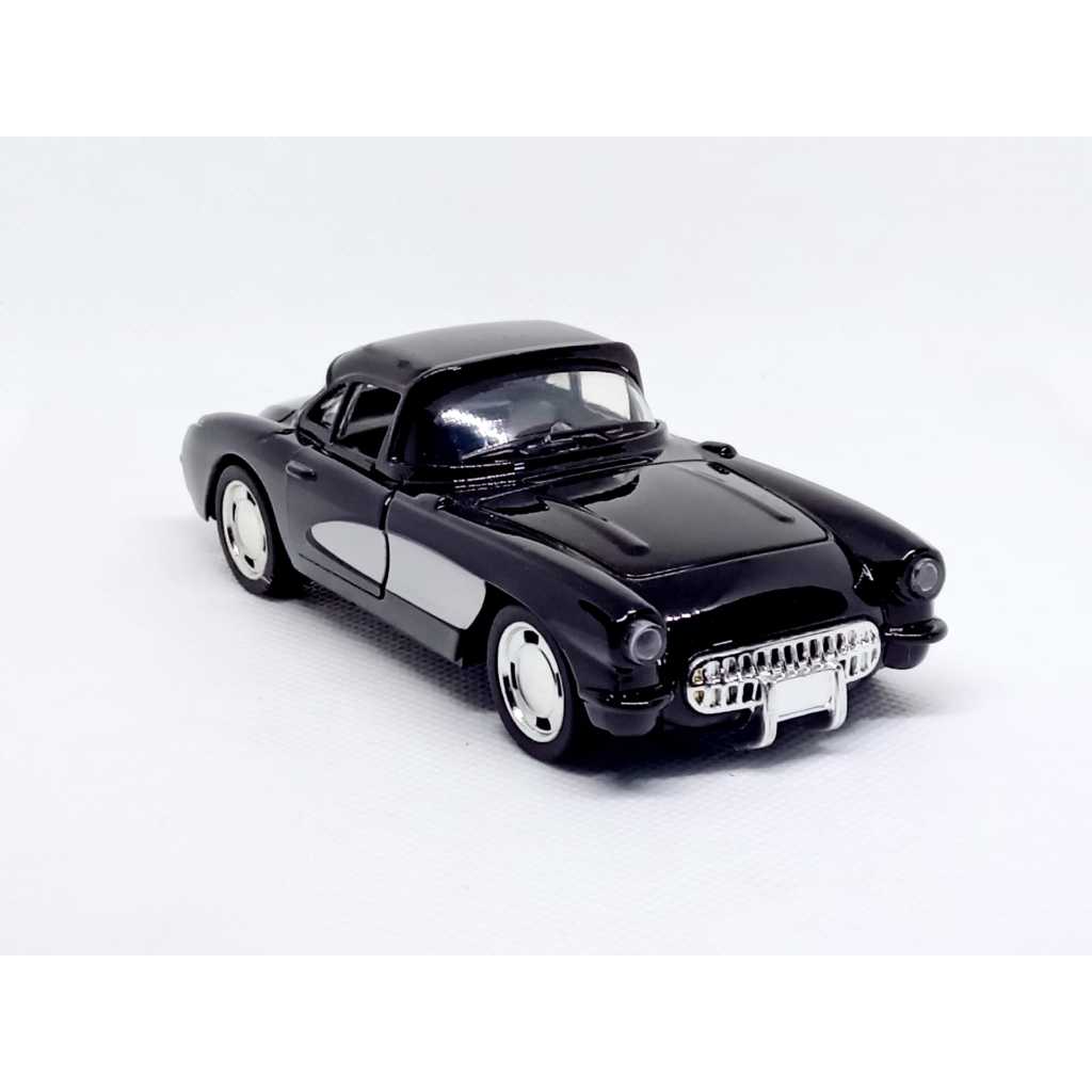 Miniatura Corvette 1957 1:36 metal Diecast colecionável