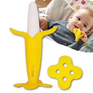 Mordedor E Massageador De Gengiva Silicone Bananinha Macio em Oferta na Shopee
