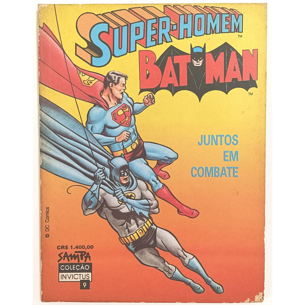 Superman e Batman, Coleção Invictus nº9, Nova Sampa -1994.