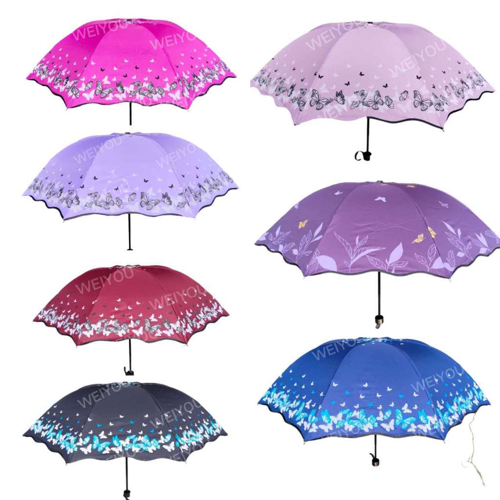 Protetor solar de vinil  de renda colorida UV guarda-chuva único dia ensolarado ou chuvoso