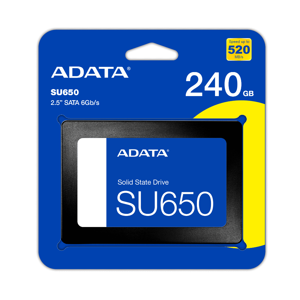 Hd Ssd ADATA 240 GB SATA III leitura de alta velocidade até 520 MB/s SSD interno Armazenamento Interno