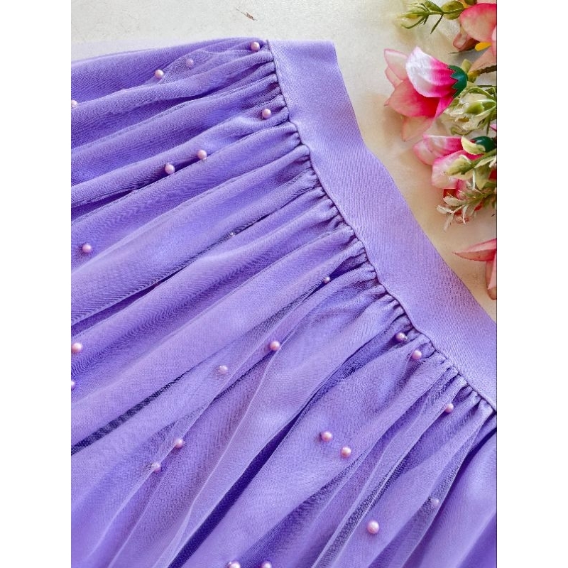 Saia de tule com pérolas — imagem 2 de 2