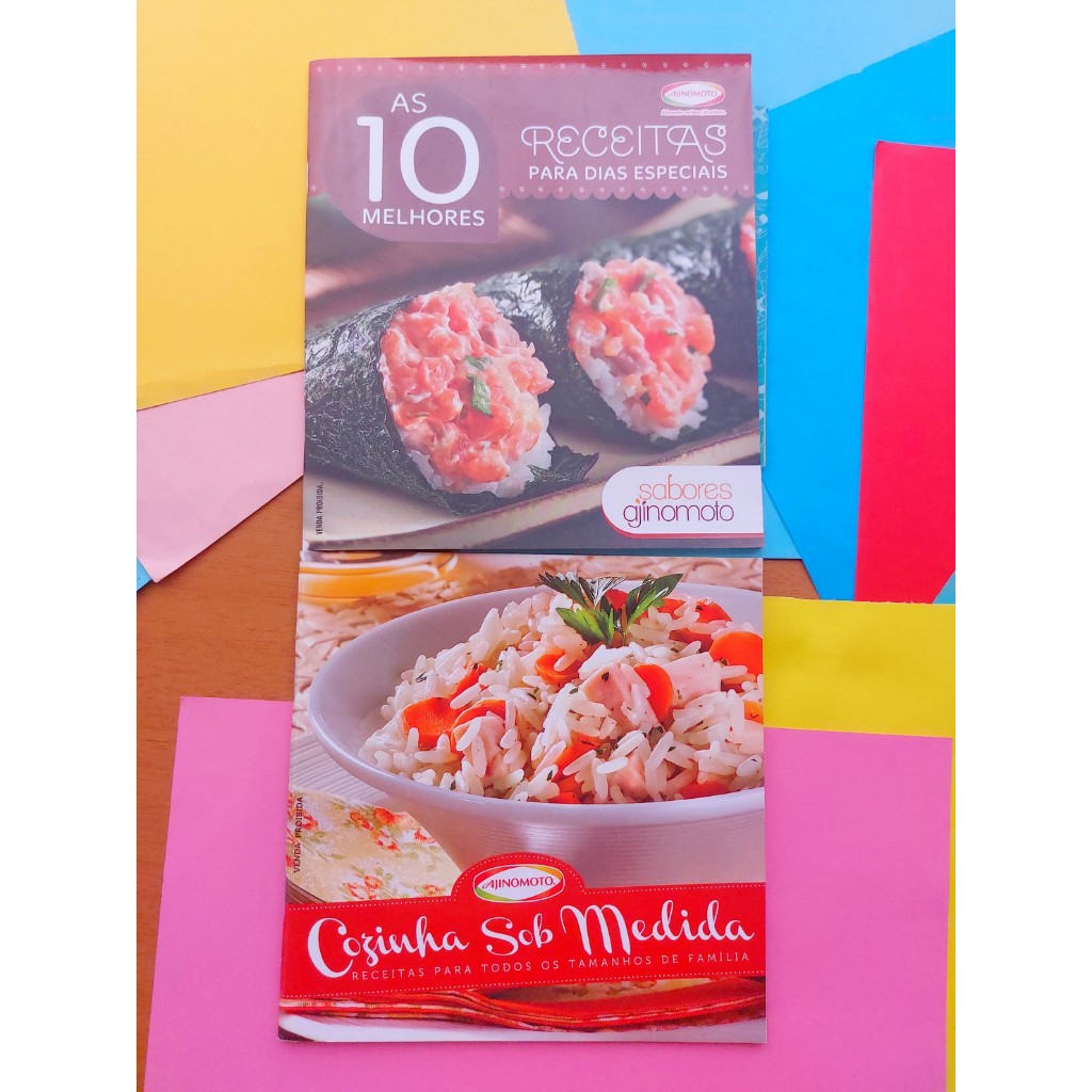 Livros de Receitas 2 Unidades