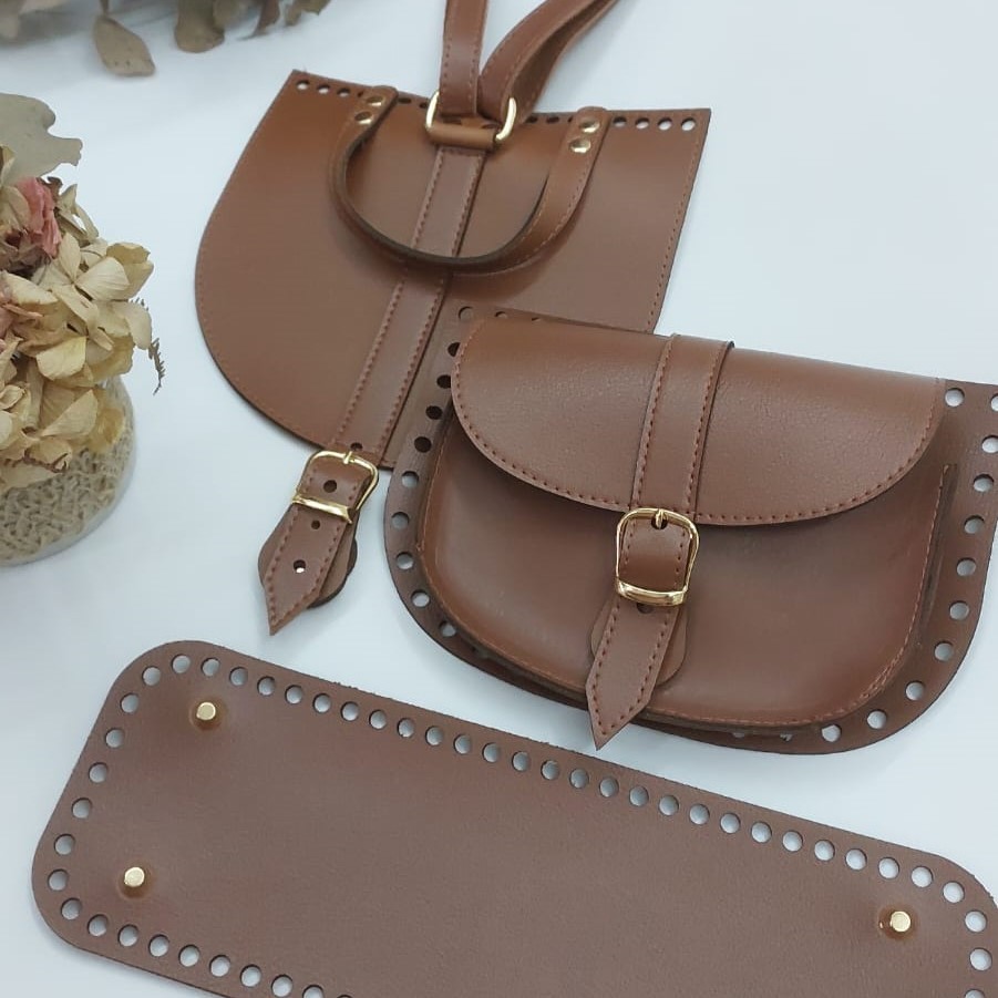 Kit Bolsa Katia para confecção de bolsas artesanais e crochê em Oferta na Shopee