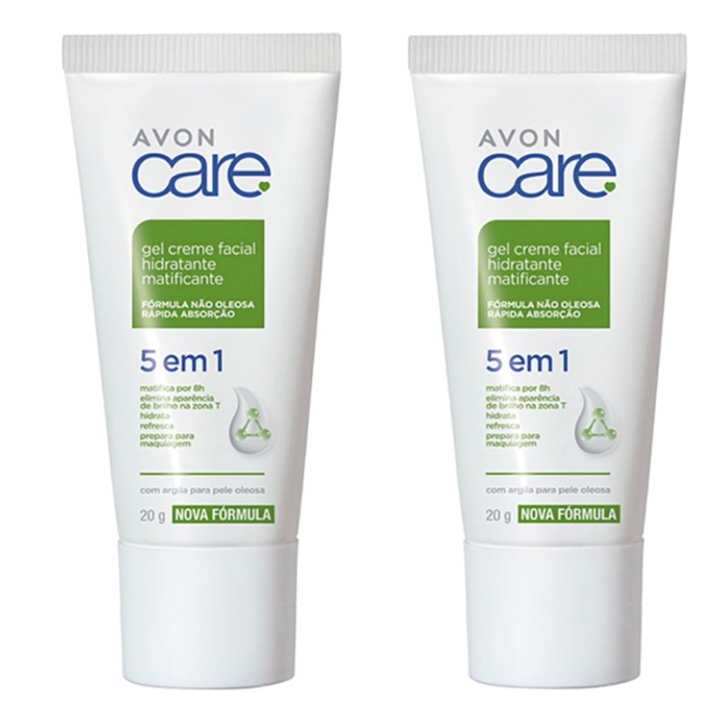 Kit creme facial antissinais 20g | Gel Hidratante Matificante 20g |Renew sabonete gel de limpeza facial 30g - Avon