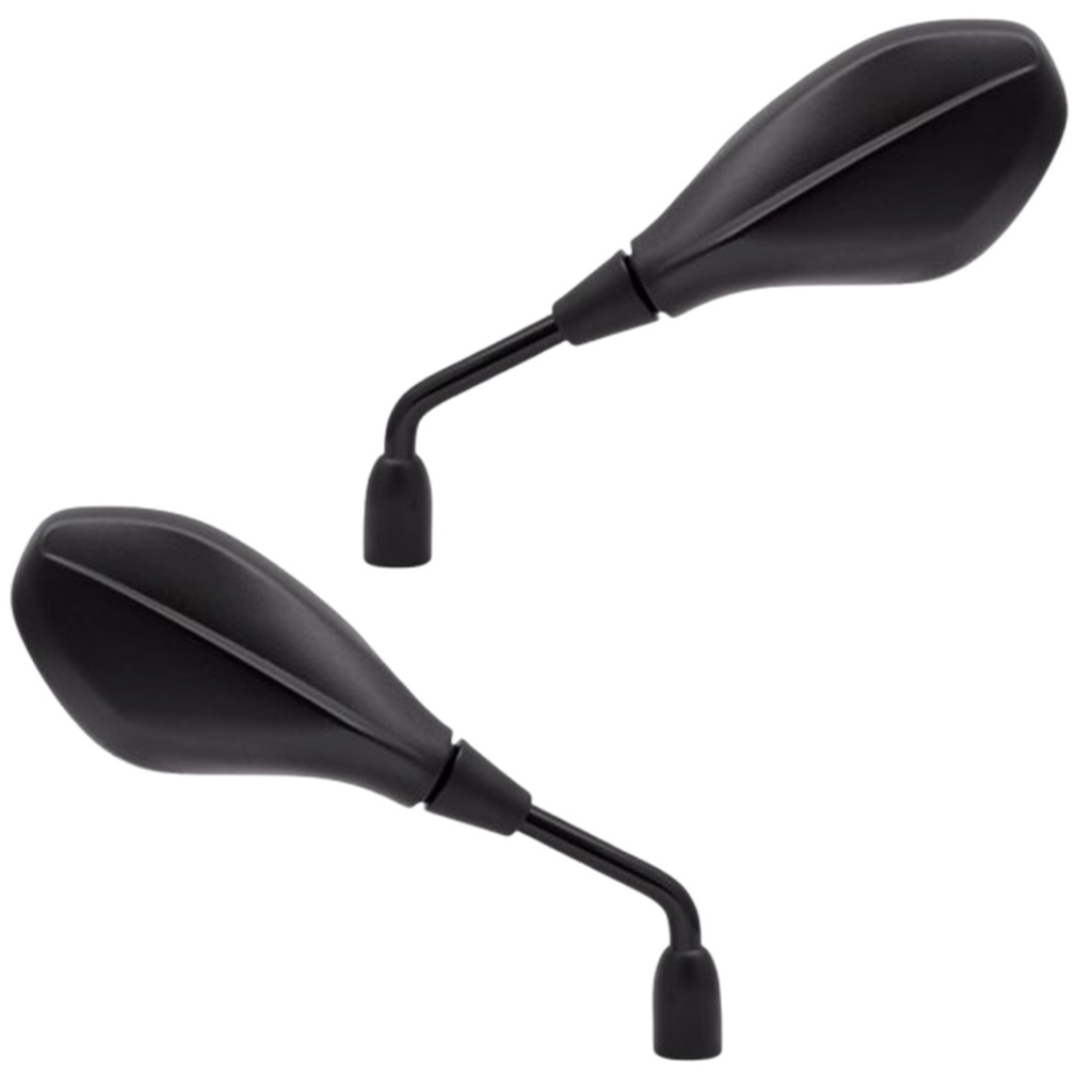 PAR ESPELHO RETROVISOR MODELO BMW F800 / GS 650 FIXO LENTE CONVEXO MOTOS HONDA / YAMAHA