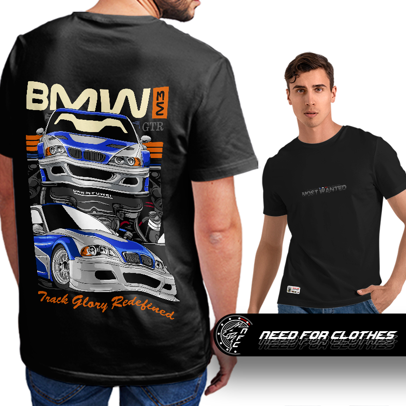 Camiseta BMW Most Wanted Performance, Automobilismo, Estilo Racing, Bavarian Motor Works, Algodão