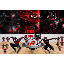 Kit Festa Homem Aranha Miles Morales