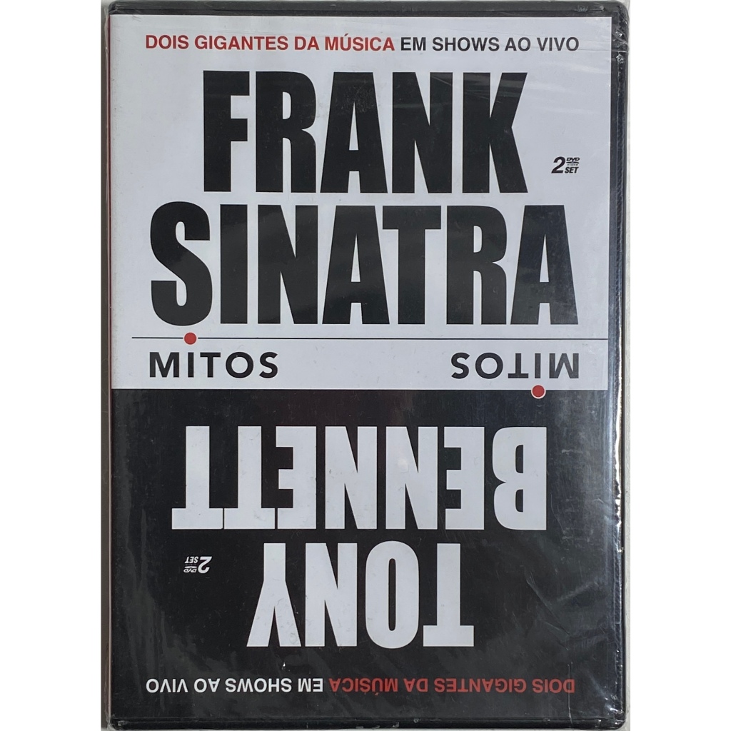 DVD - Frank Sinatra & Tony Bennett - Série Mitos - Duplo Lacrado Original