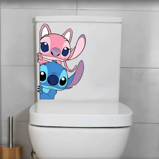 Adesivo de Vaso Sanitário Stitch e Angel em Oferta na Shopee