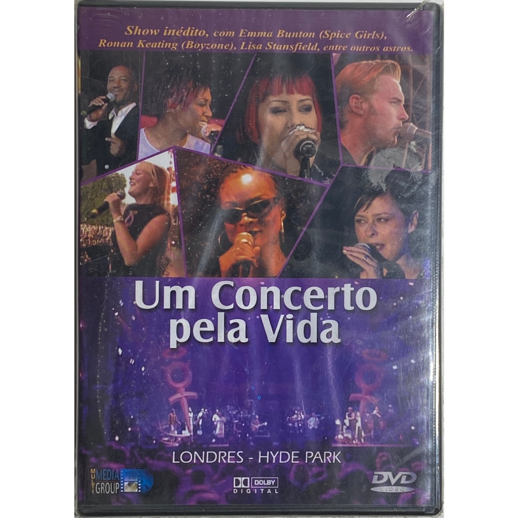 Various – Wicked Woman Festival Live At Hyde Park / Um Concerto Pela Vida - DVD Lacrado Original