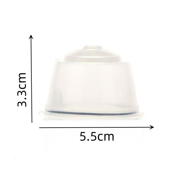 4 Unit Transparent De Café Recarregáveis Capsula Reutilizável Dolce Gusto com Filtro Da Cápsula